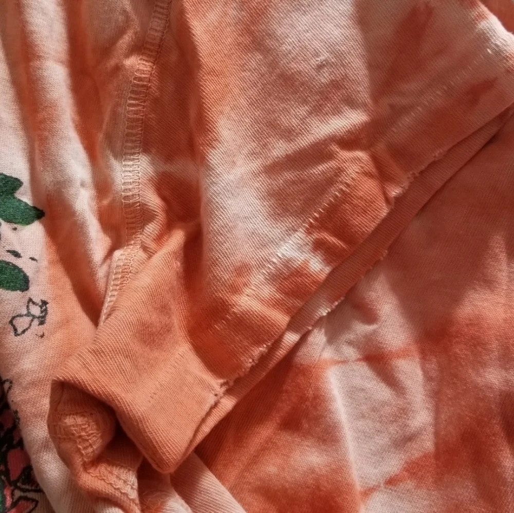 Madeworn Grateful Dead Distressed Tie Dye Relax T-ShirtSize S Red Orange - Picture 6 of 10